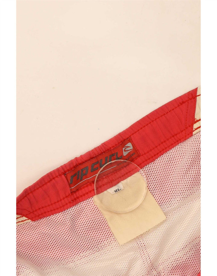 Pantaloncini da bagno grafici da uomo Rip Curl XL rosso color block