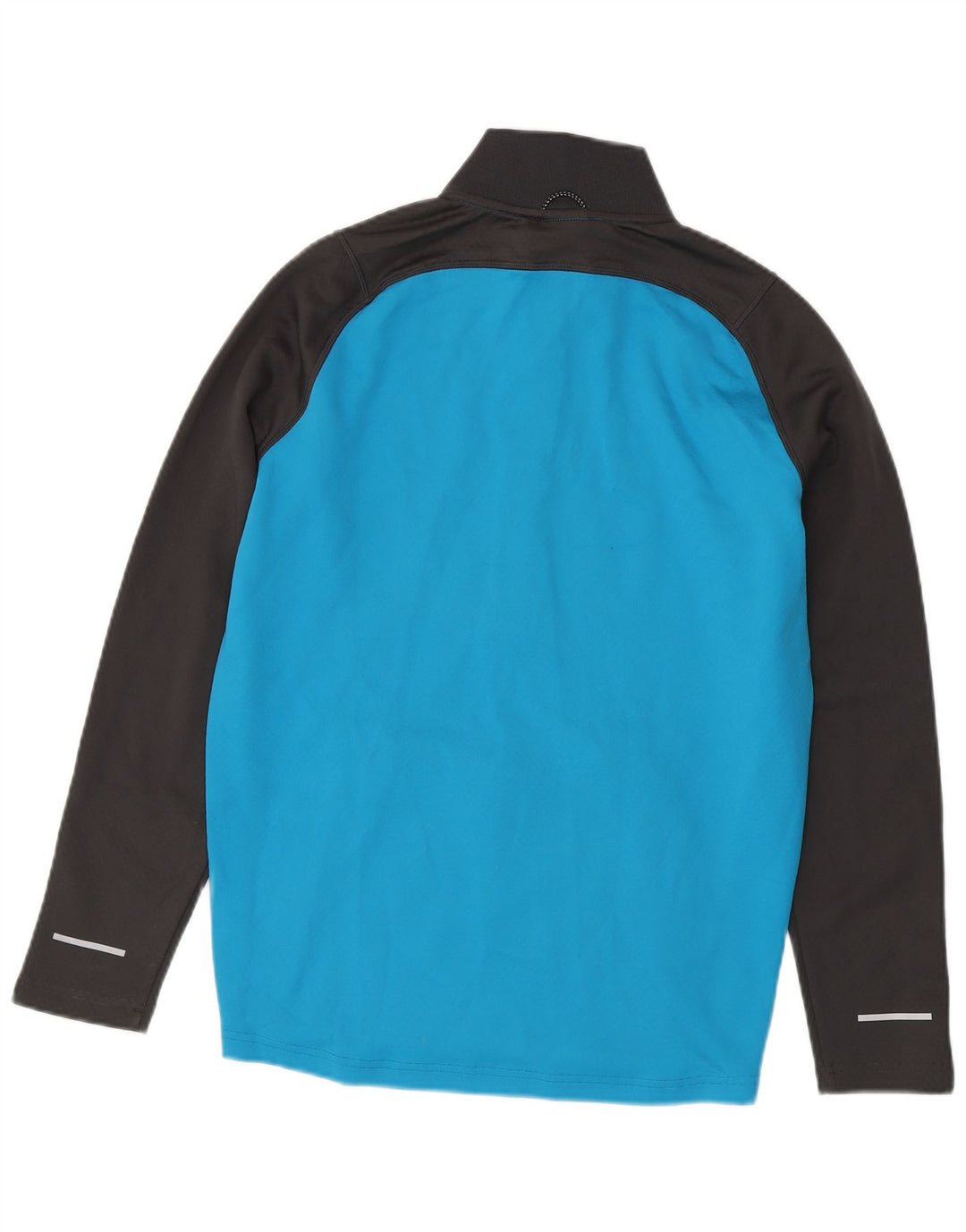 Canterbury - Top da tuta pullover con zip e collo da uomo, piccolo, color block blu