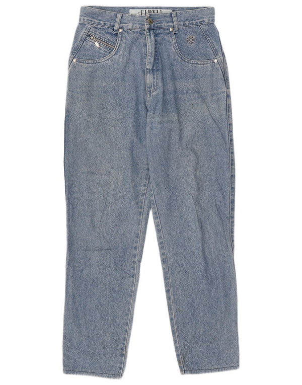 Jeans affusolati da donna vintage EU 38 medio W30 L27 cotone blu