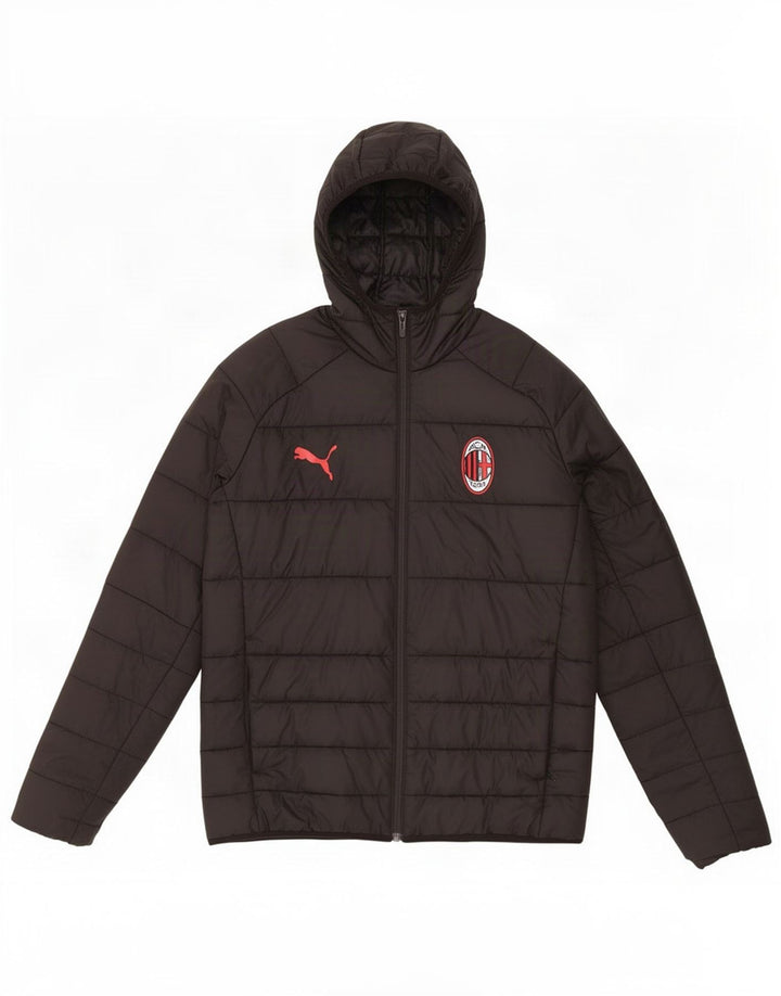 Giacca imbottita con cappuccio Puma Ragazzo AC Milan 13-14 anni Poliestere Nero