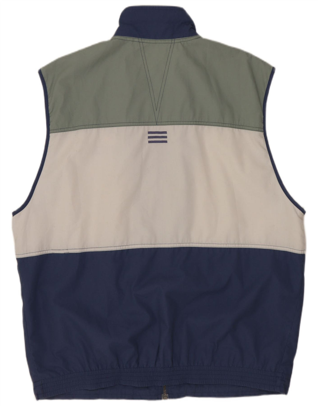 Gilet da uomo ADIDAS UK 42/44 grande poliestere color block multicolore