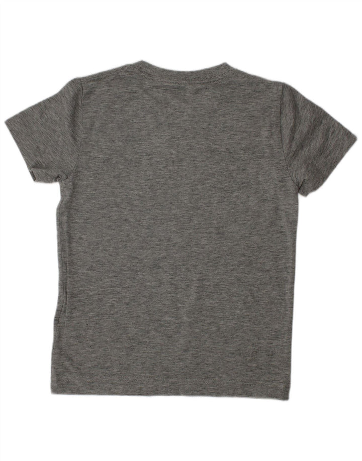 T-shirt grafica per ragazzi Converse Top 5-6 anni in cotone grigio medio