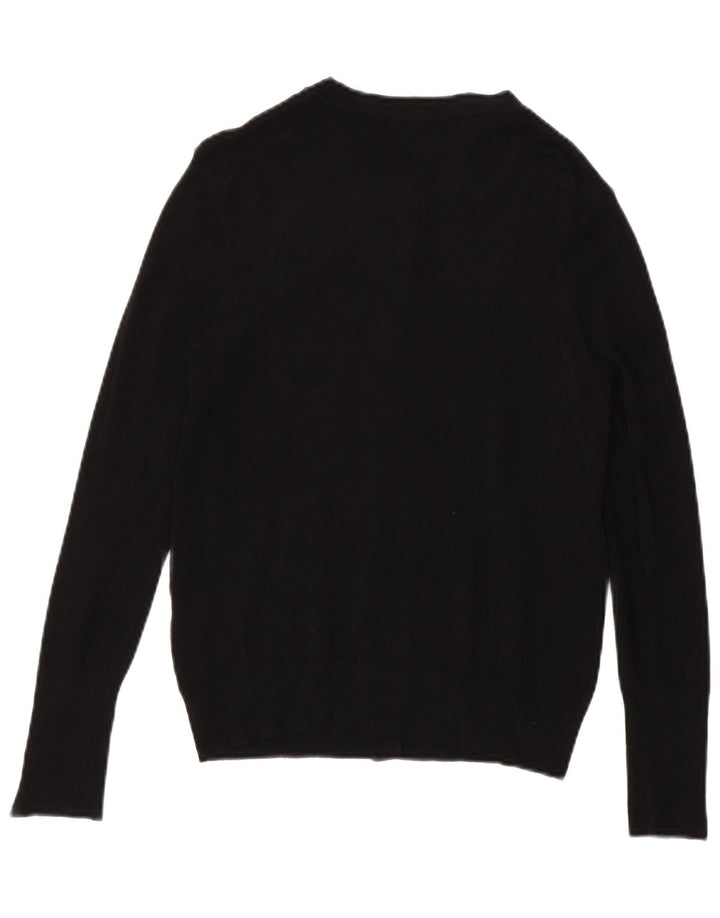 Maglione cardigan da donna Zara UK 12 viscosa nera media