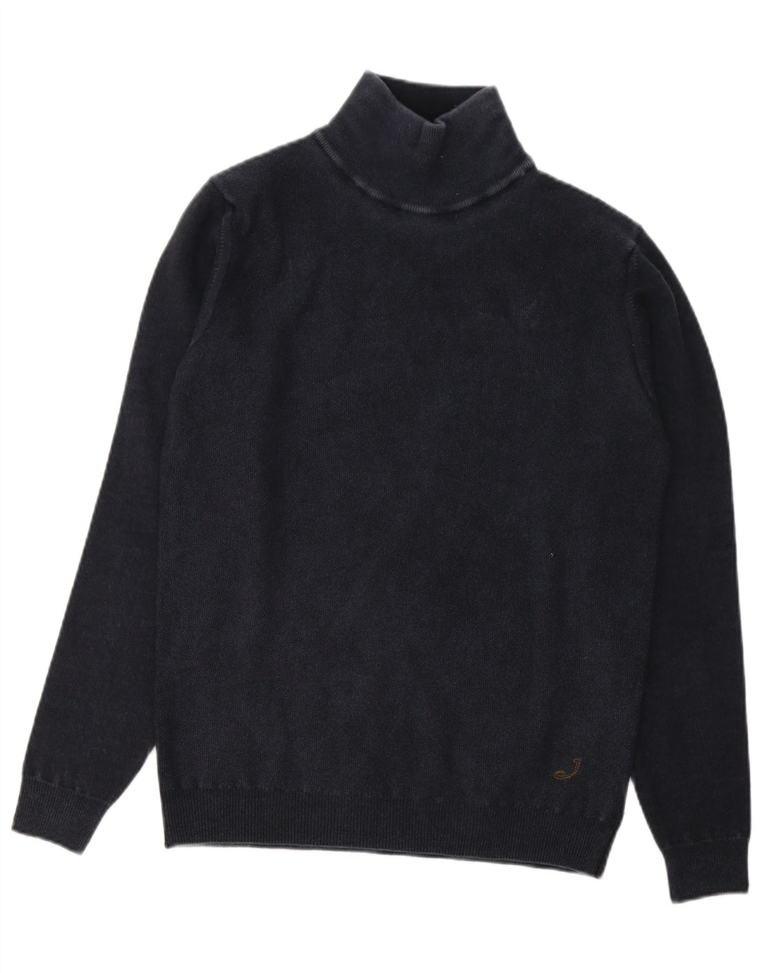 Jacob Cohen Maglione da uomo con collo alto e lana media blu navy