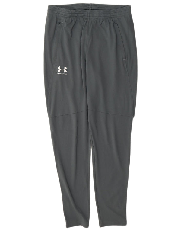 Pantaloni da tuta da uomo Under Armour grandi in poliestere grigio