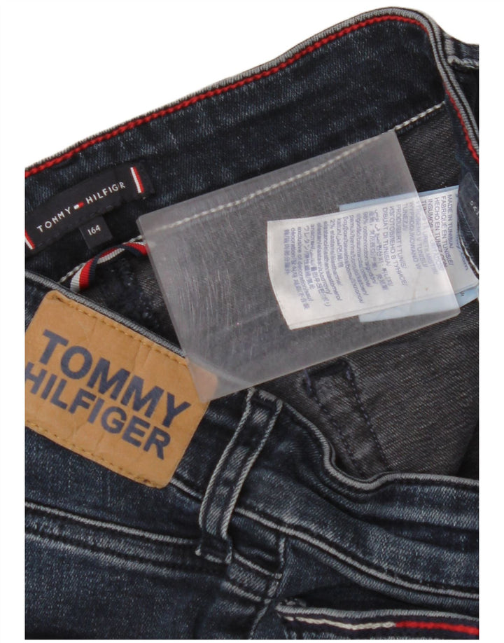 TOMMY HILFIGER Jeans skinny bambina 13-14 anni W28 L29 Cotone blu navy