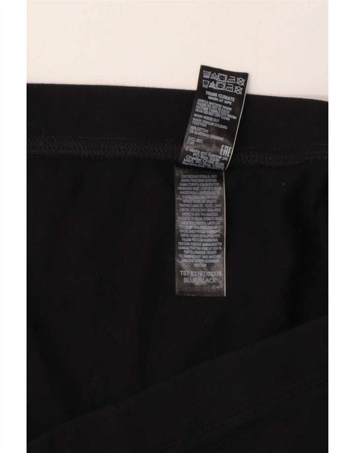 Leggings da donna Marks & Spencer UK 18 XL cotone nero