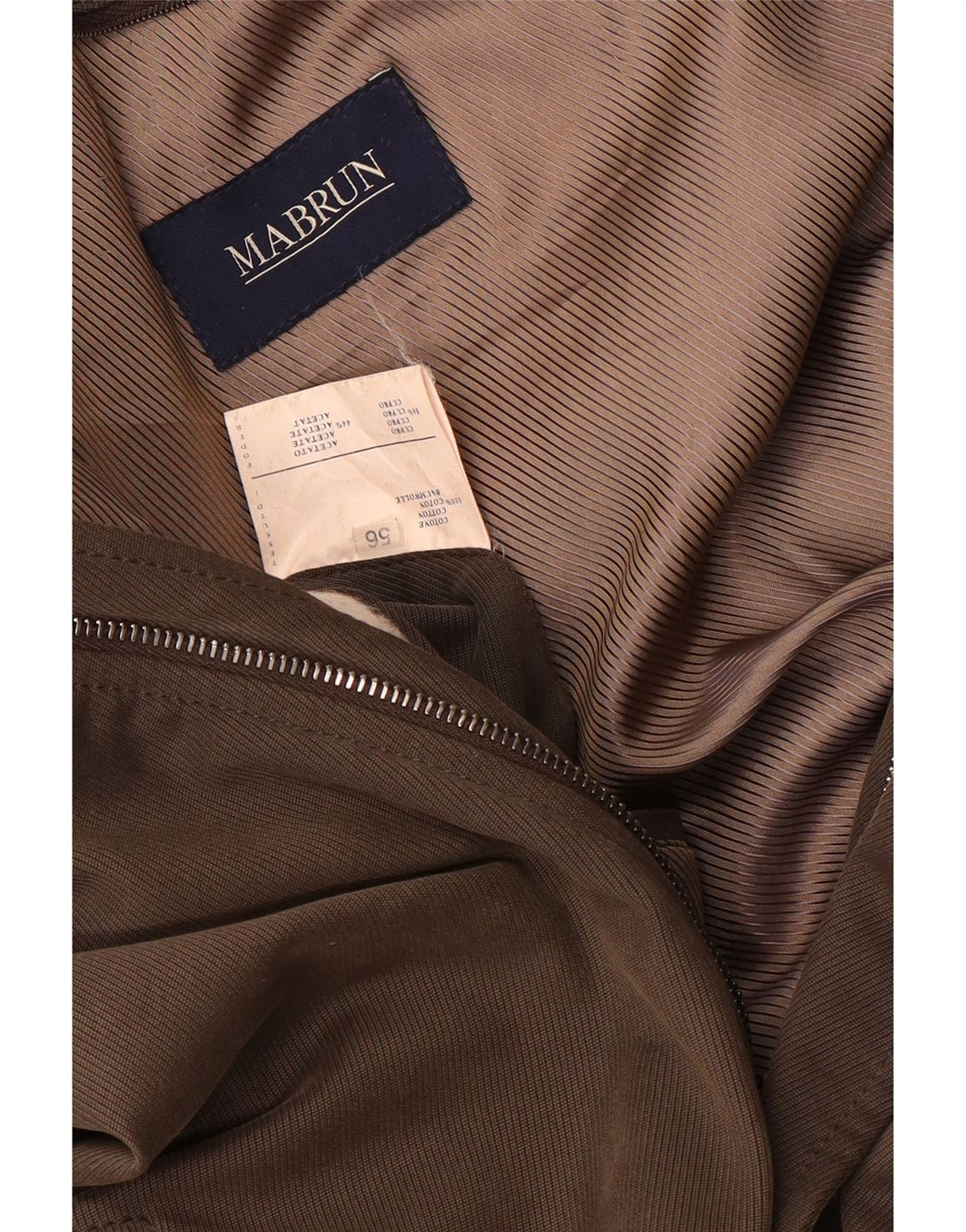 Giacca utility da uomo Mabrun IT 56 3XL Cotone marrone