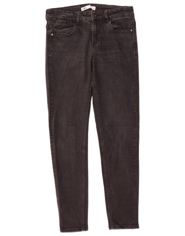 Jeans skinny da donna Zara EU 38 Small W28 L28 Grigio