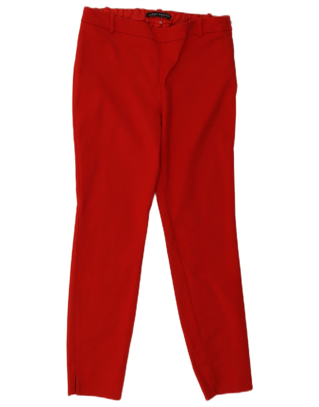 Pantaloni casual slim da donna Zara piccoli W26 L26 rossi