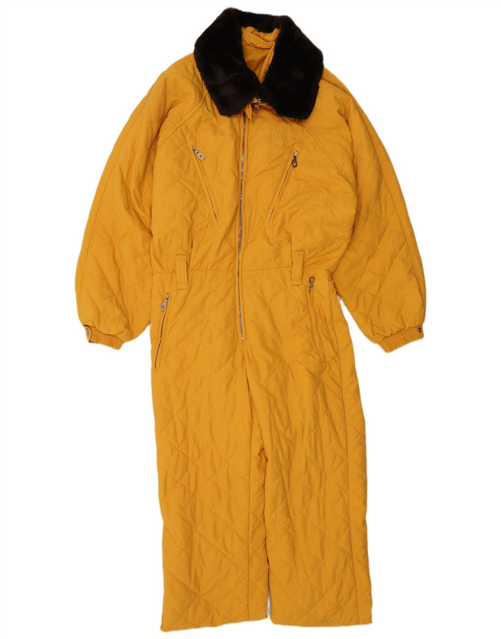 BELFE & BELFE Womens Ski Jumpsuit IT 42 Medium  Yellow Nylon