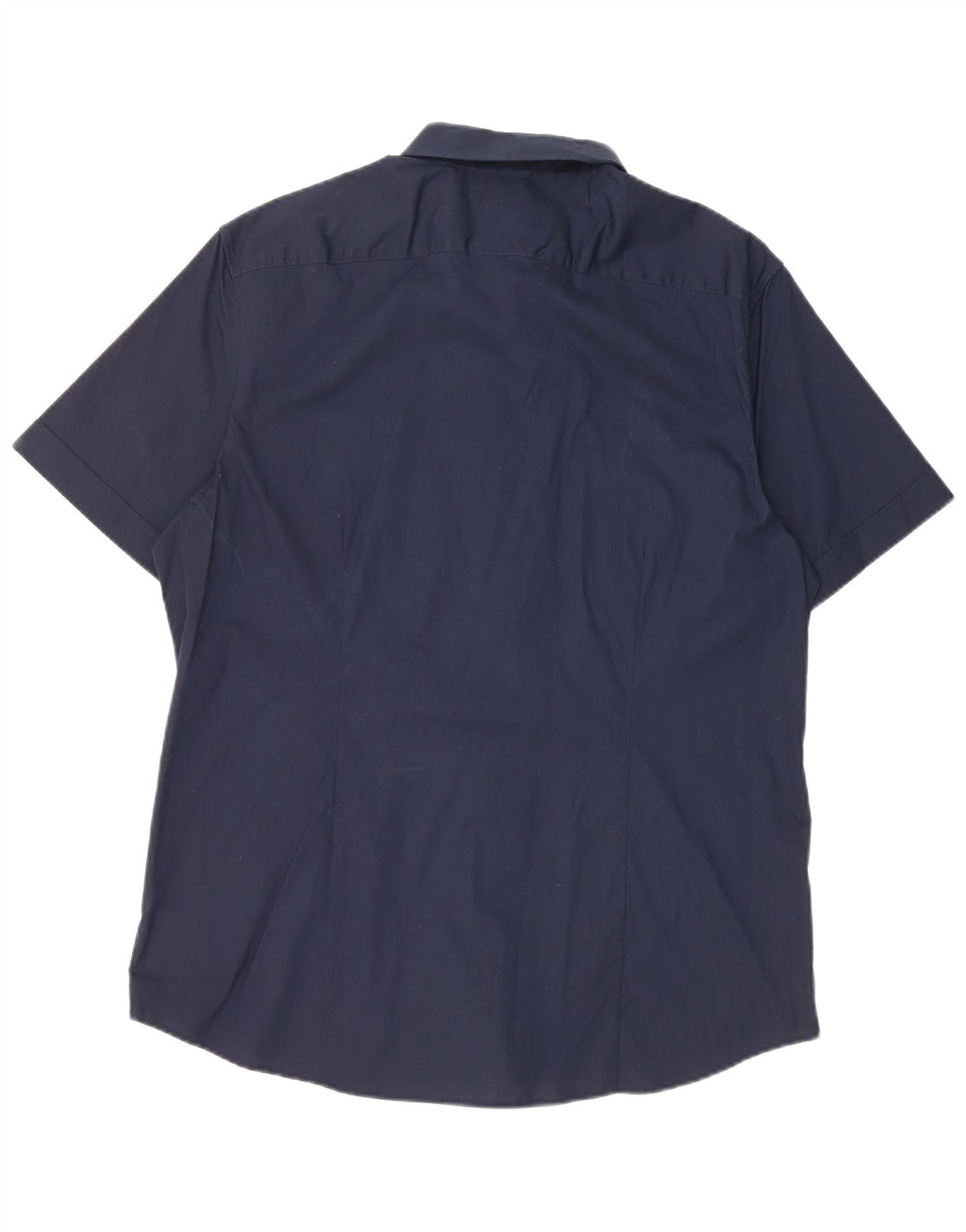 Camicia a maniche corte da uomo Michael Kors XL in cotone blu navy