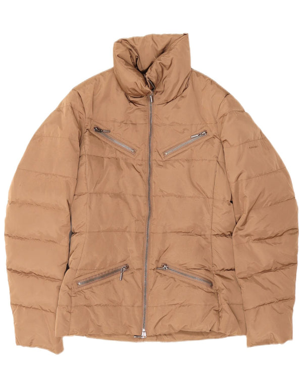 Giacca imbottita oversize da donna Geox Respira UK 8 Small Beige Poliestere