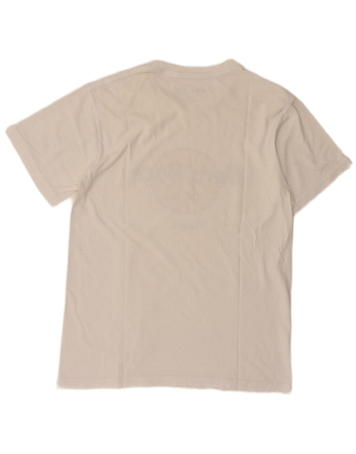 T-shirt grafica da uomo Hard Rock Cafe Parigi, cotone bianco medio