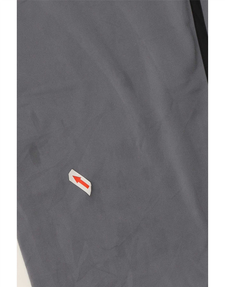 Pantaloni da tuta Adidas da uomo piccoli in poliestere grigio