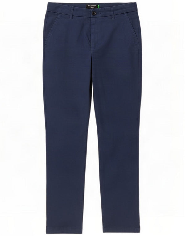 Dockers Mens Slim Chino Trousers W28 L28 Navy Blue