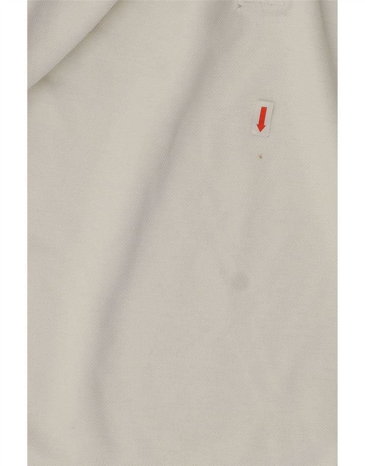 Polo Nike da uomo in cotone bianco medio