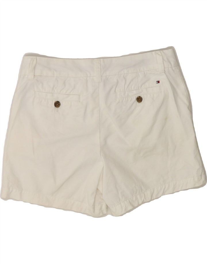 TOMMY HILFIGER Womens Chino Shorts US 6 Medium W30  White Cotton Vintage Tommy Hilfiger and Second-Hand Tommy Hilfiger from Messina Hembry 