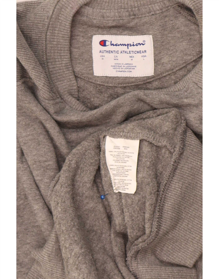 Felpa da uomo Champion Maglione in poliestere chiazzato grigio medio