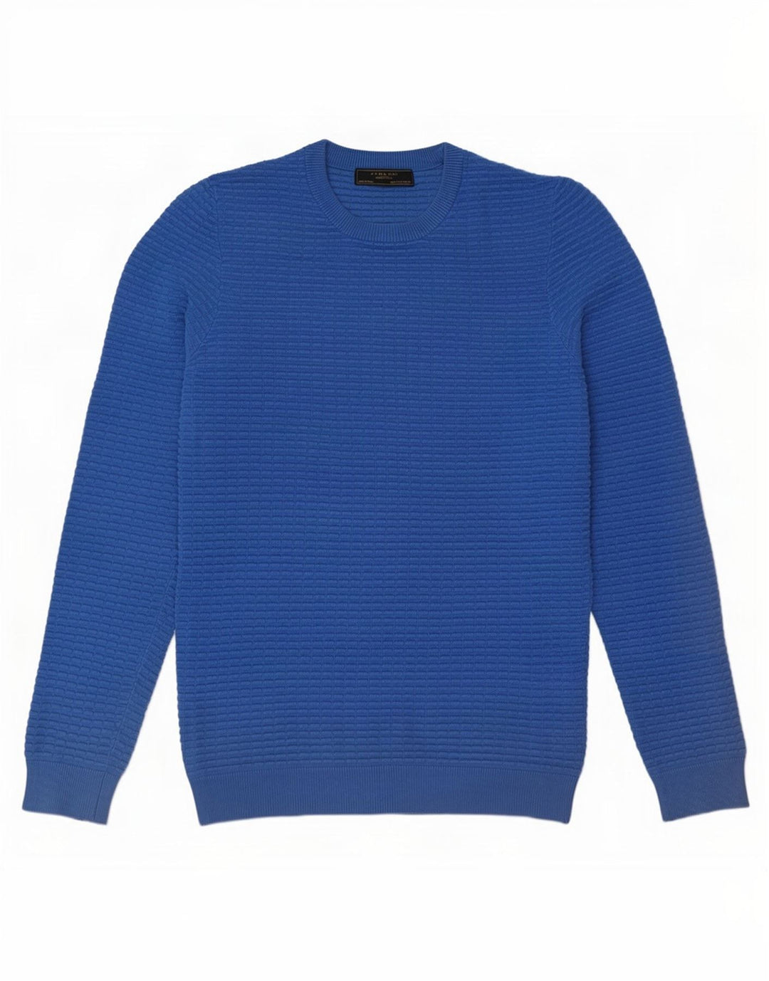 Maglione maglione girocollo da uomo Zara piccolo blu