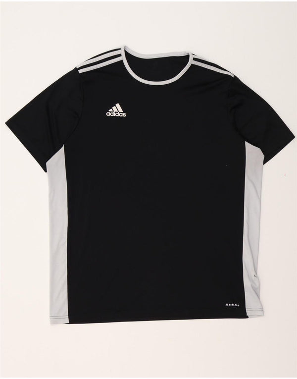 T-shirt ADIDAS da uomo Aeroready Top XL poliestere color block nero