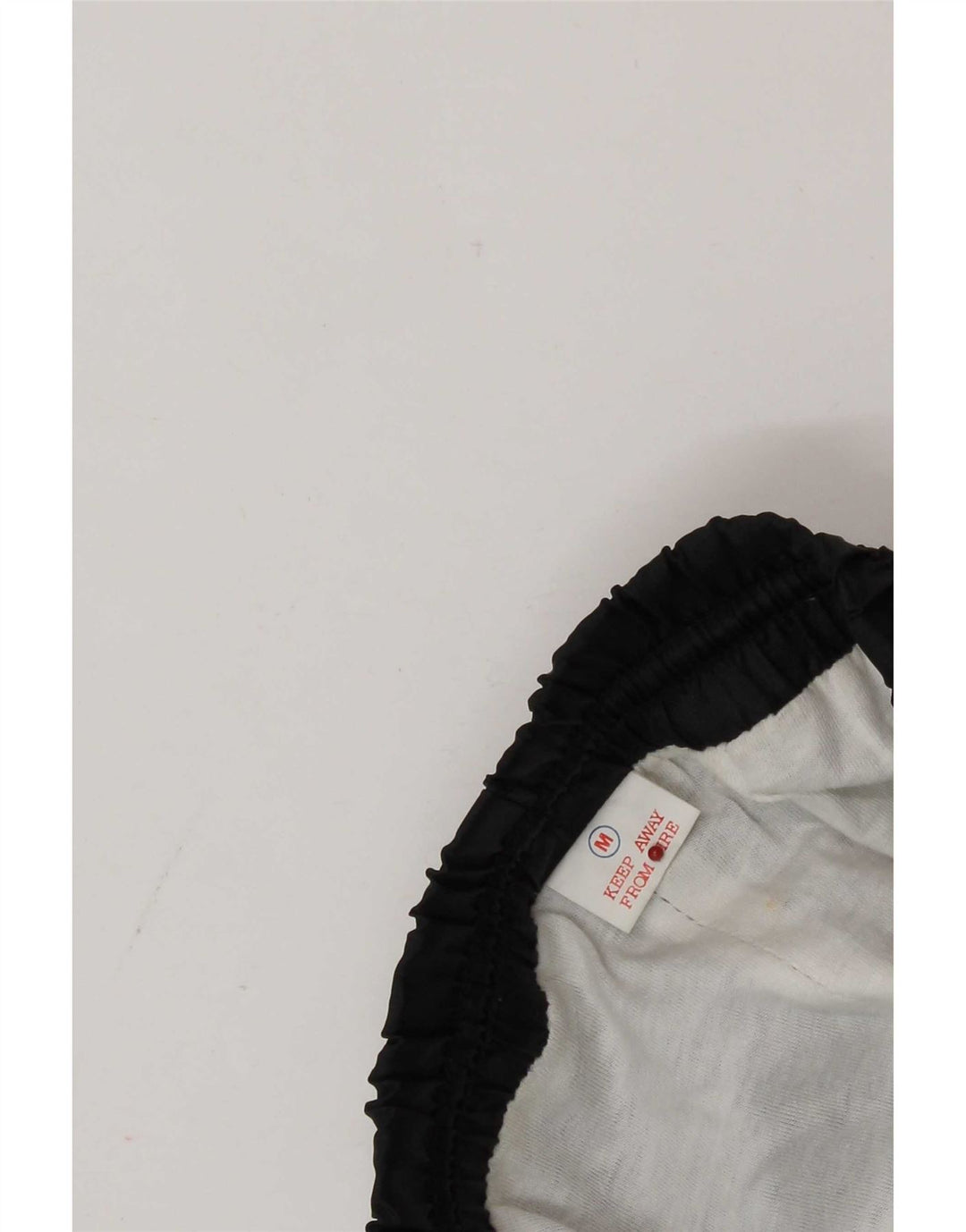 Pantaloni da tuta vintage da uomo Joggers Medium Black Colourblock in poliammide