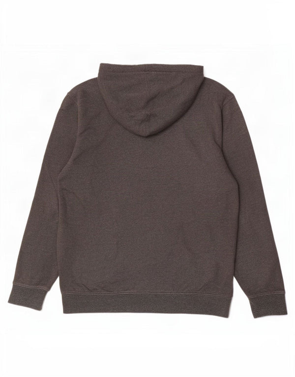 Felpa con cappuccio grafica da uomo Vans Small in cotone grigio