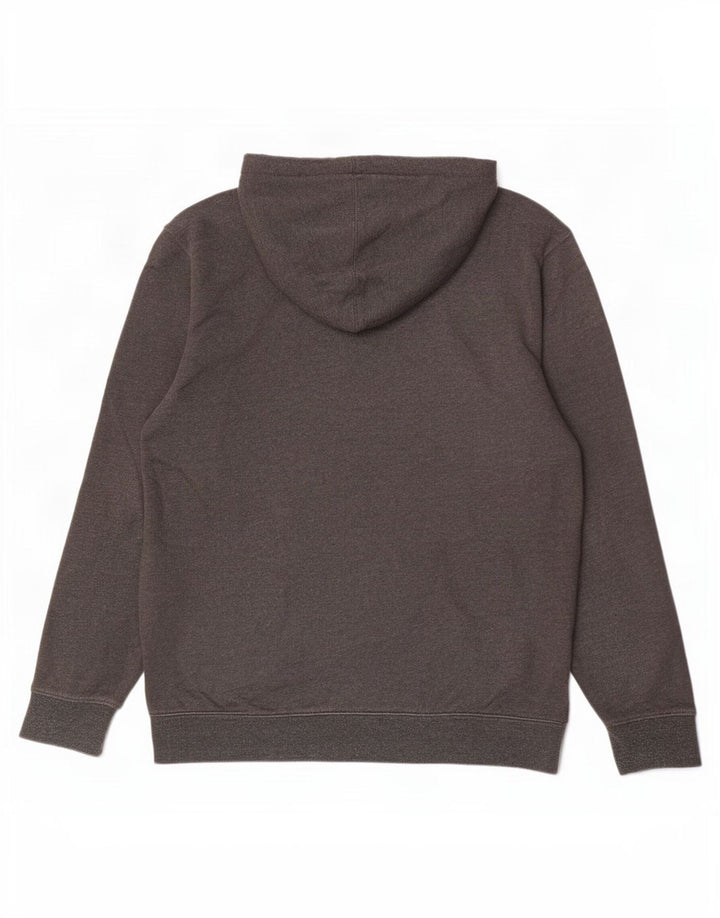 Felpa con cappuccio grafica da uomo Vans Small in cotone grigio