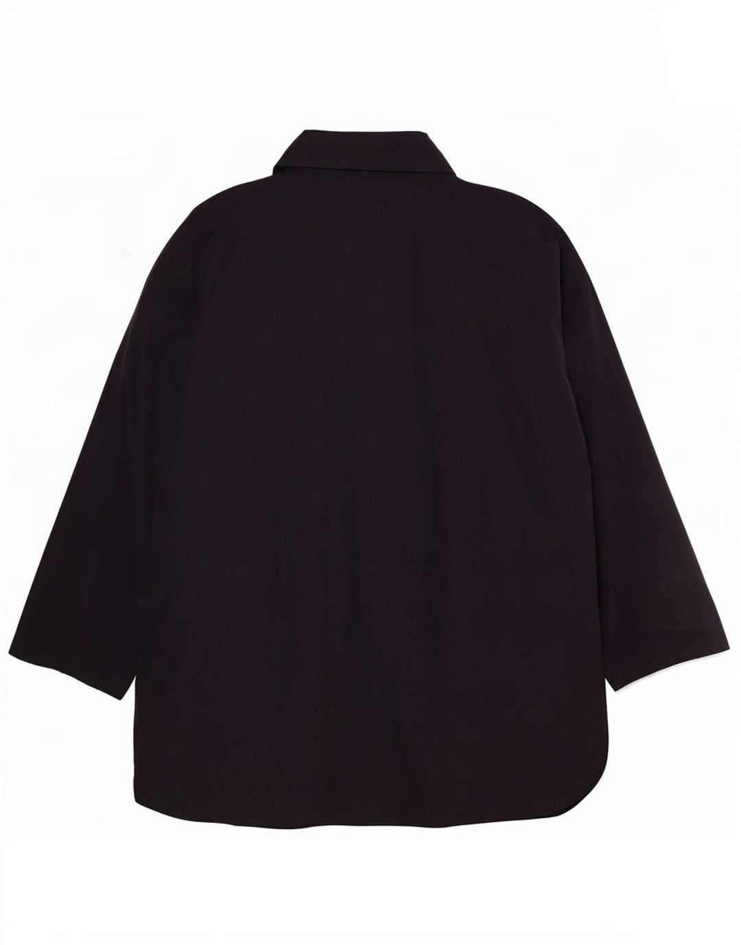 Cappotto poncho vintage da donna UK 14 medio blu navy