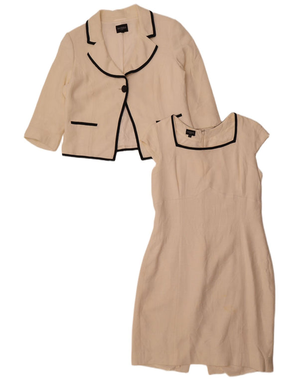 Set da 2 pezzi con maniche a 3/4 da donna Hobbs UK 16 Large in viscosa bianca