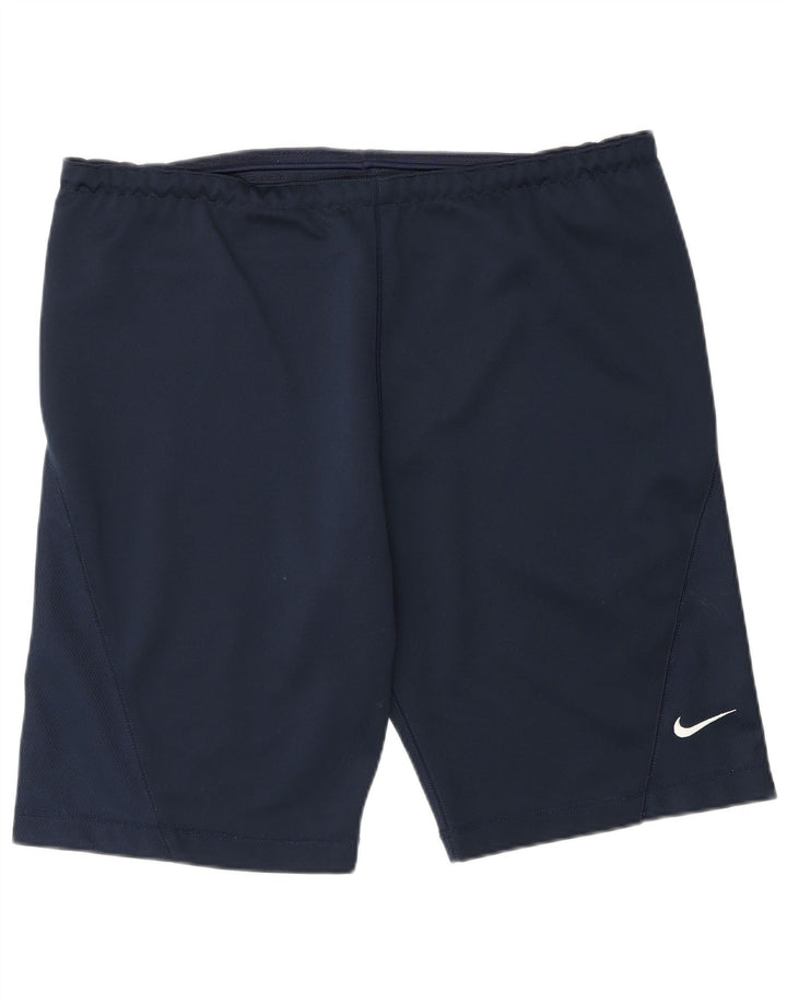 Pantaloncini sportivi Nike da uomo grandi blu navy