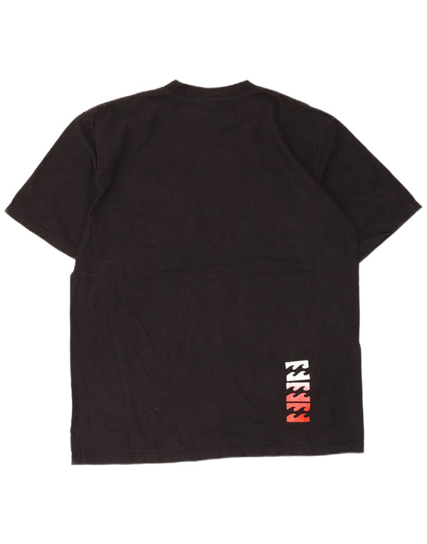 Maglietta grafica da uomo Billabong Top XL in cotone nero