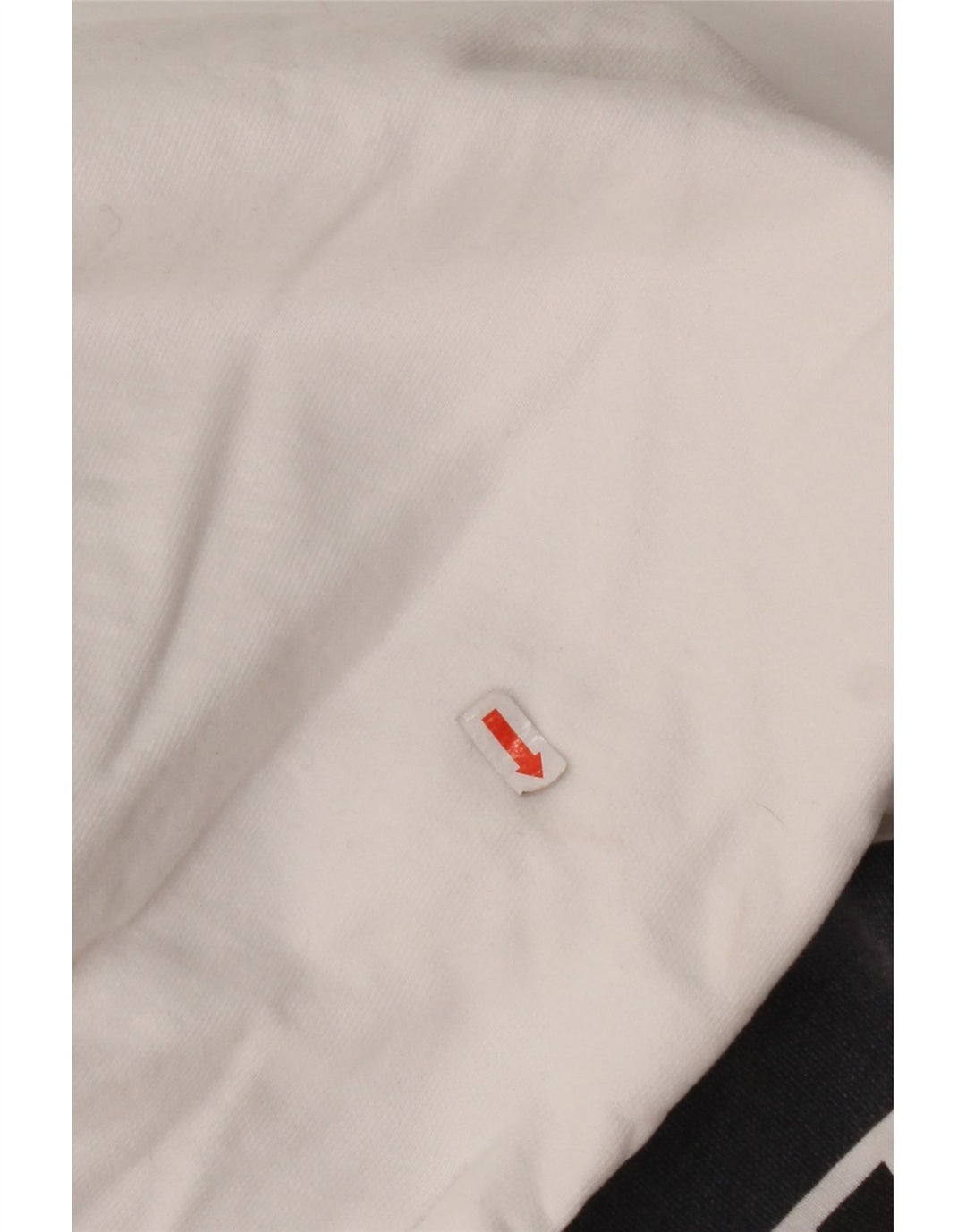 Maglione con cappuccio grafico da donna LEVI'S UK 14 cotone bianco medio