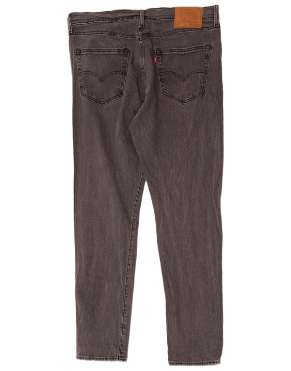 Levi's Uomo 512 Jeans affusolati slim W34 L32 Cotone grigio