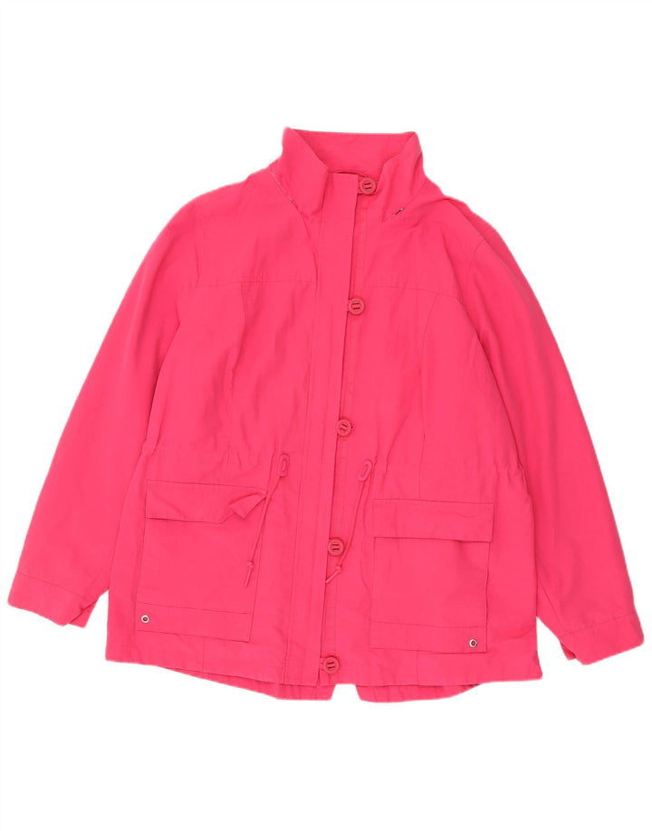 Giacca multiuso oversize da donna Marks & Spencer UK 18 XL cotone rosa