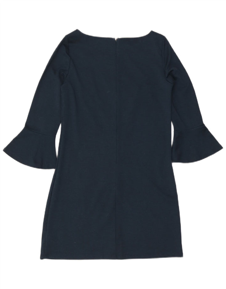 Gap Abito a trapezio da donna con maniche a 3/4 UK 10 Piccolo in poliestere blu navy