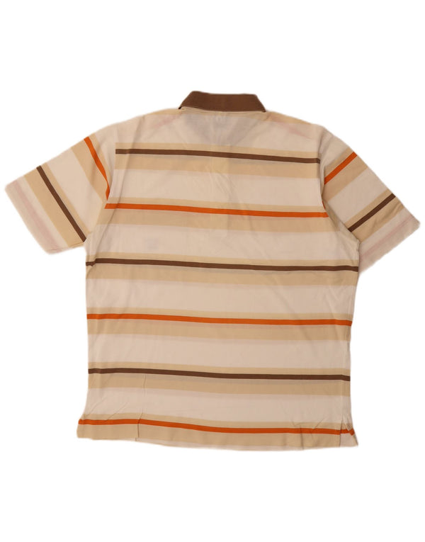 Polo da uomo Paul & Shark a righe grandi beige