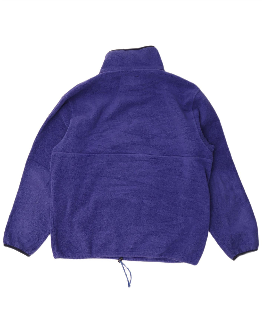 Maglione in pile da uomo con zip e collo Aesse XL blu poliestere
