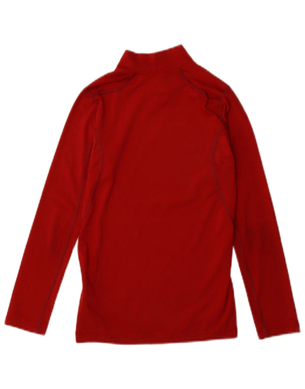 Top Nike Dri Fit per ragazze, manica lunga, 10-11 anni, poliestere bordeaux medio