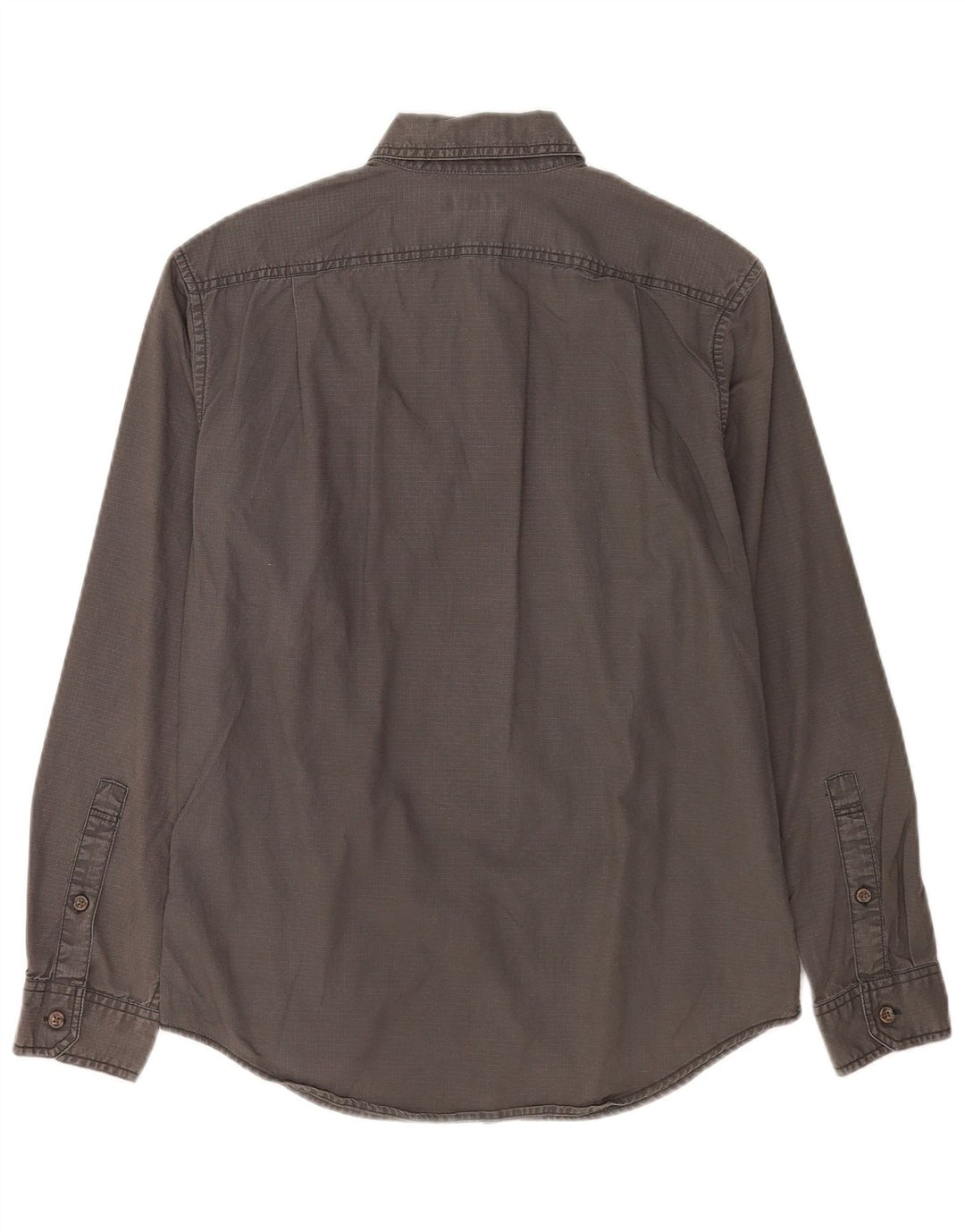 Camicia da uomo Classic Fit Eddie Bauer piccola in cotone grigio