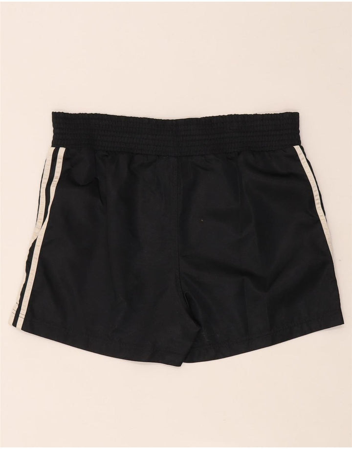 Pantaloncini sportivi Adidas da donna UK 10 Small neri in poliammide