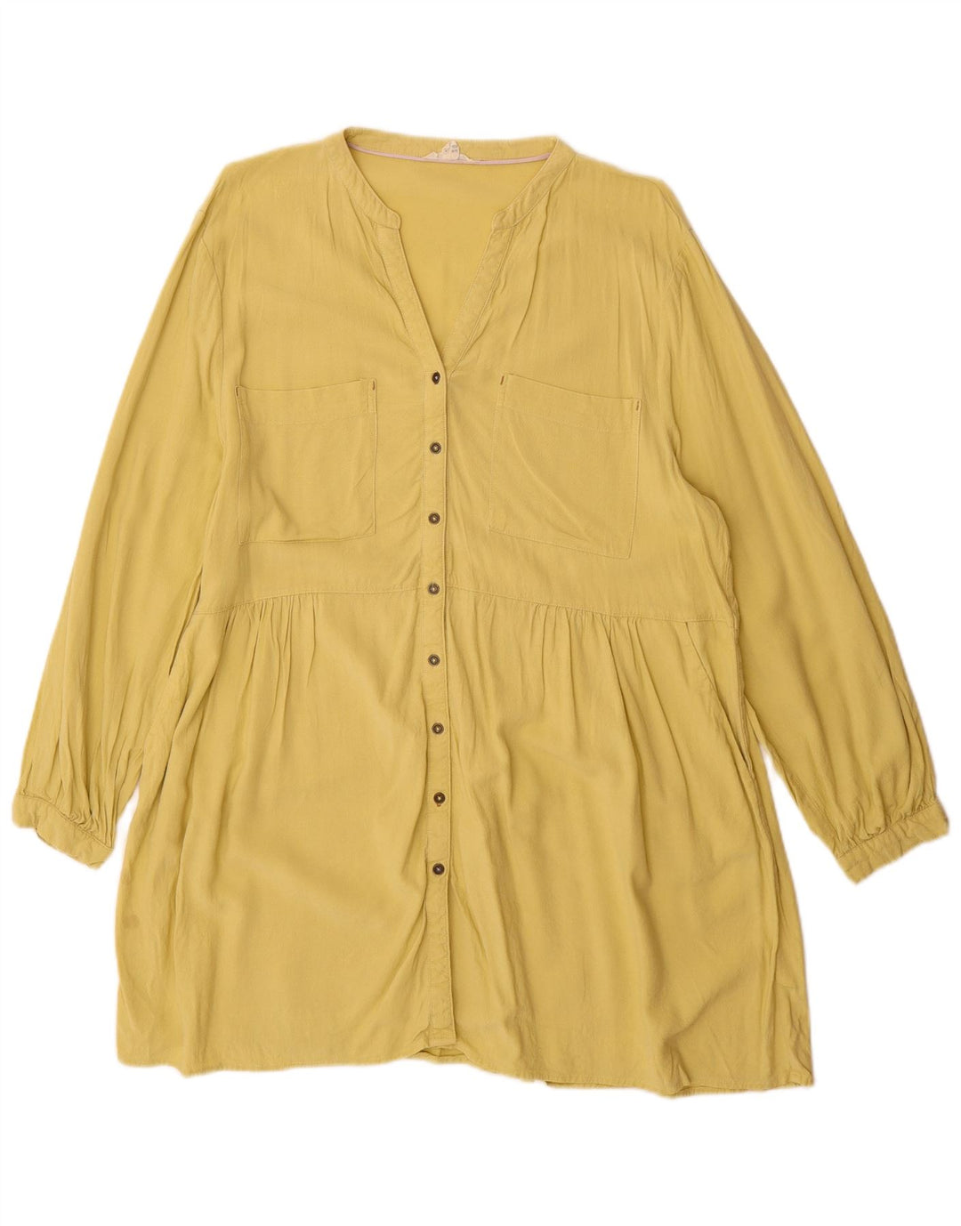 Abito a strati da donna White Stuff UK 16 Grande viscosa gialla