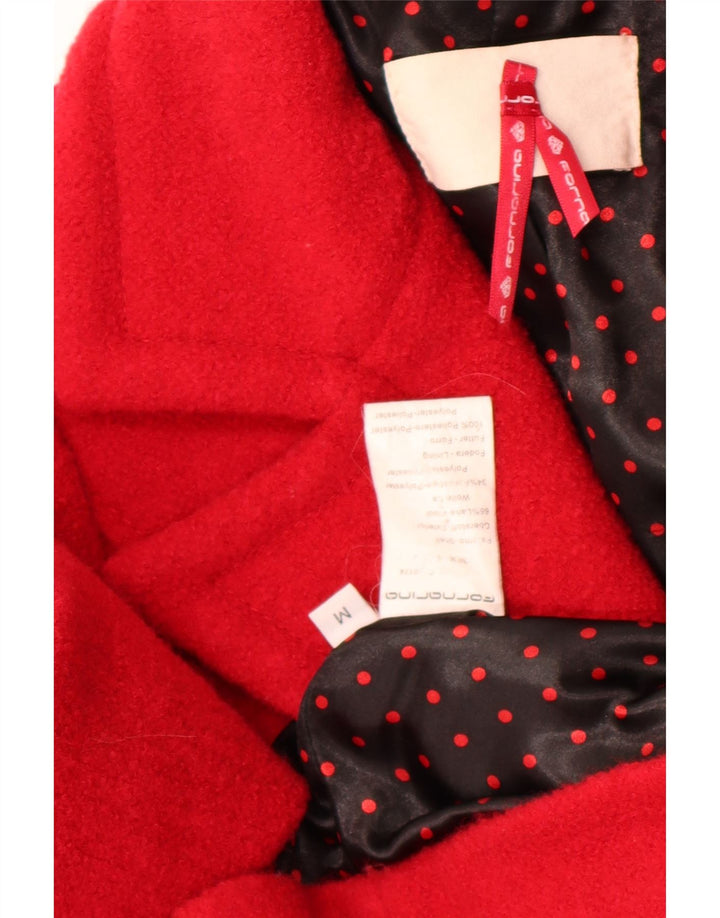 Cappotto da donna Fornarina UK 12 rosso medio in lana