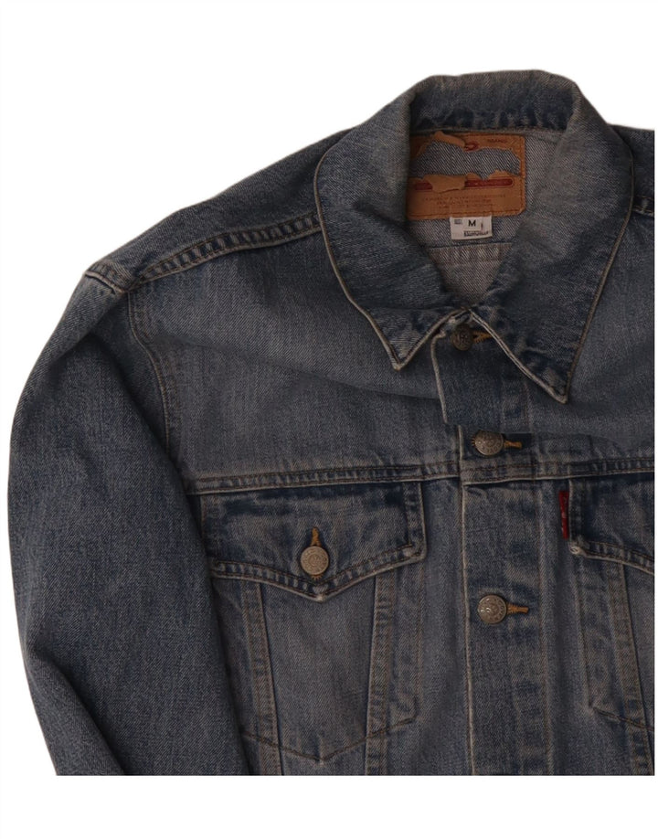 Giacca di jeans da uomo LEVI'S UK 38 Cotone blu medio