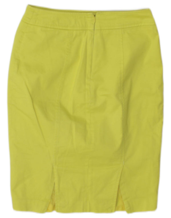 Gonna a tubino da donna Mossimo US 4 Small W27 in cotone giallo