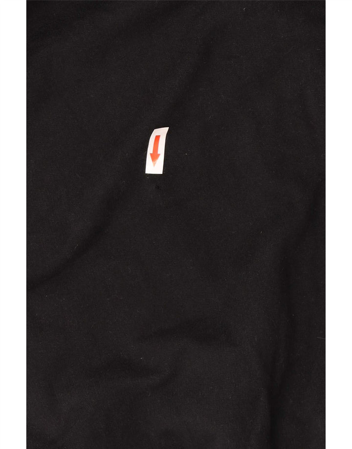 Felpa con cappuccio da uomo Volcom 2XL in cotone color block nero