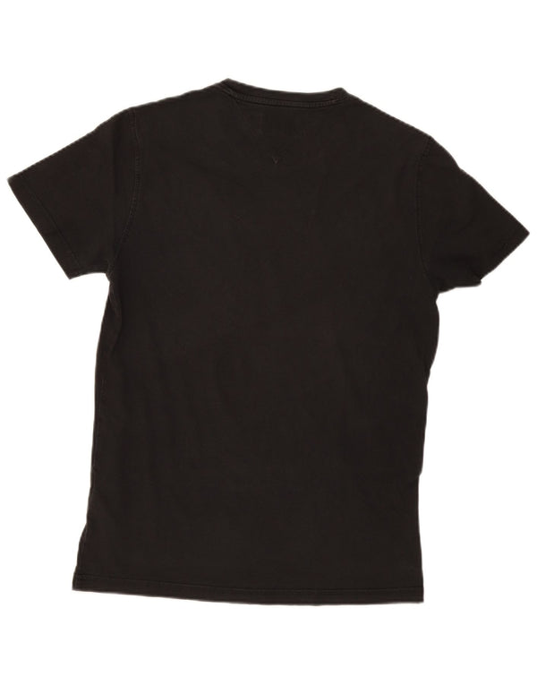T-shirt da uomo Tommy Hilfiger Top in cotone nero medio