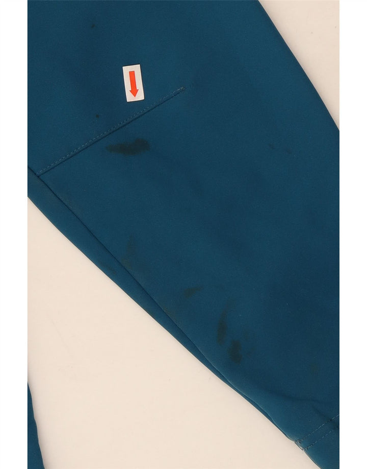 Giacca a vento con cappuccio per ragazze Jack Wolfskin 15-16 anni in poliestere blu