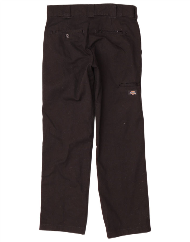 DICKIES Pantaloni cargo dritti slim da uomo W30 L30 cotone nero