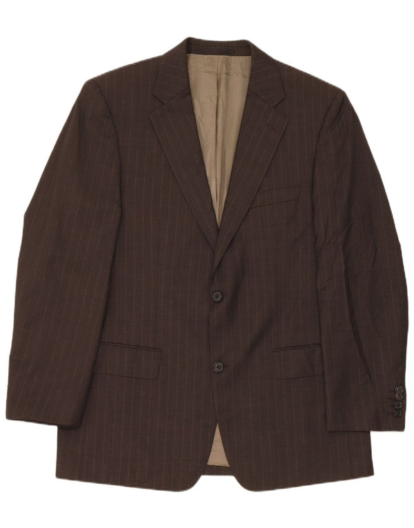 Hugo Boss Abito da uomo a 2 bottoni e 2 pezzi EU 50 Large W34 L30 Gessato grigio